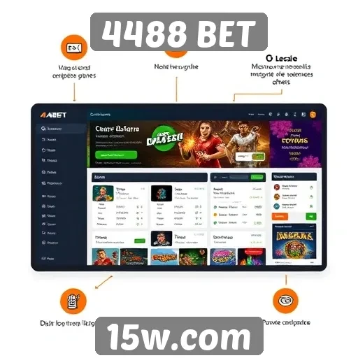 Análise da interface do site 4488 BET